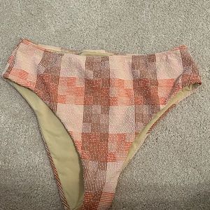 Aerie plaid swimsuit bottoms